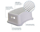 Dreambaby Step Stool - Grey & White