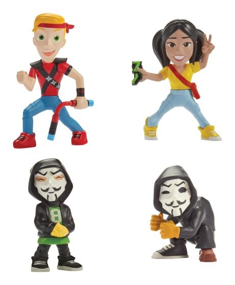 Spy Ninjas Figures 4pk