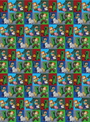 Gift Wrap Minecraft 2 Sheets & 2 Tags