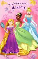 No Age Birthday Card Disney Princess
