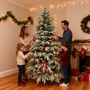 Prelit Green Lapland Fir Christmas Tree 6ft - Warm White LEDs