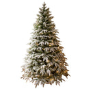 Prelit Green Lapland Fir Christmas Tree 6ft - Warm White LEDs