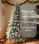 Prelit Green Lapland Fir Christmas Tree 6ft - Warm White LEDs