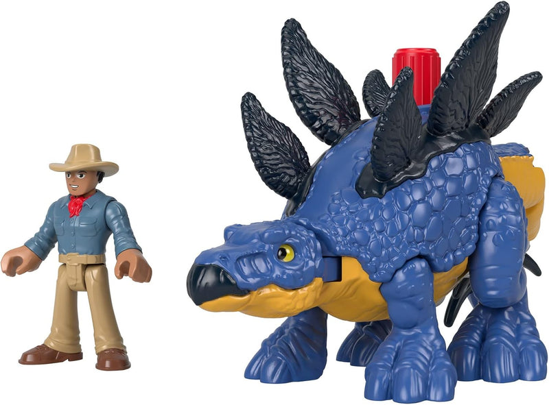 Imaginext Jurassic World Dominion Stegosaurus & Dr. Alan Grant