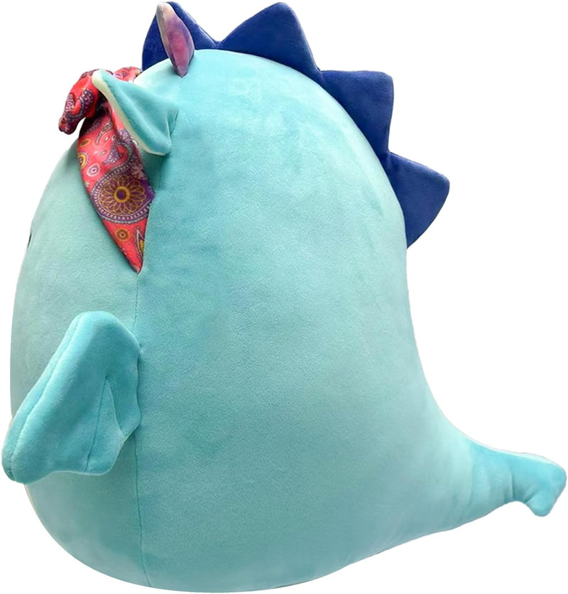 Squishmallows Plush 7.5" - Tatiana the Teal Dragon with Bandana