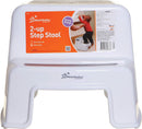 Dreambaby 2-Up Step Stool - Grey & White