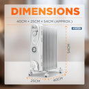 Status Oil Filled Radiator 2500W With Timer