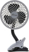 Dreambaby Deluxe Clip-On Pram Fan - Grey