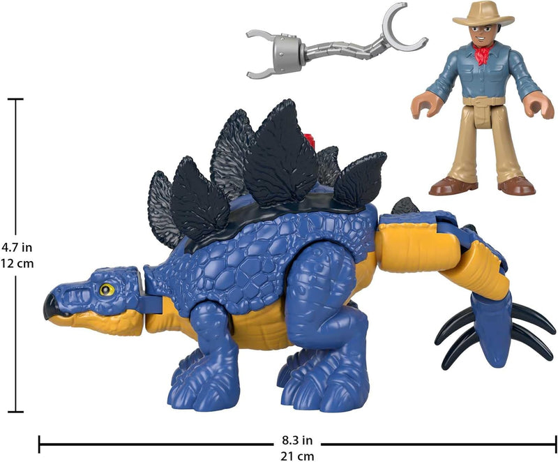 Imaginext Jurassic World Dominion Stegosaurus & Dr. Alan Grant