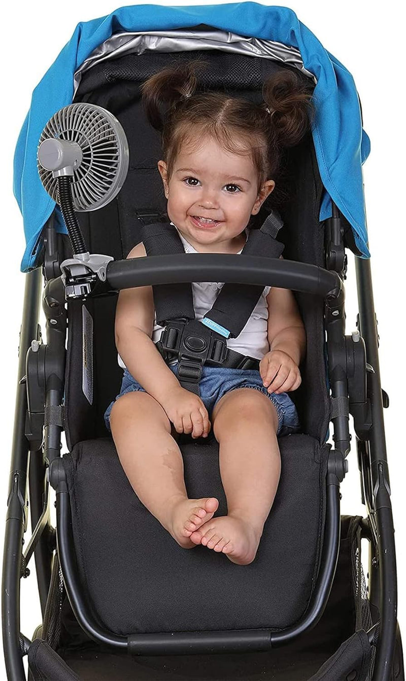 Dreambaby Deluxe Clip On Pram Fan Grey JAC Stores IOM