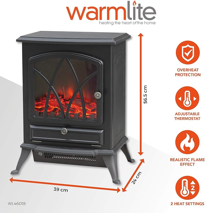 Stirling 2kw Electric Fire Stove