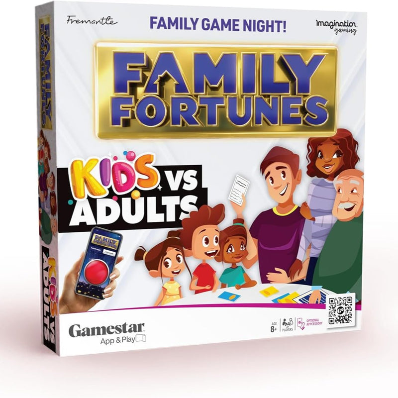 Family Fortunes Kids vs Parents Board Game