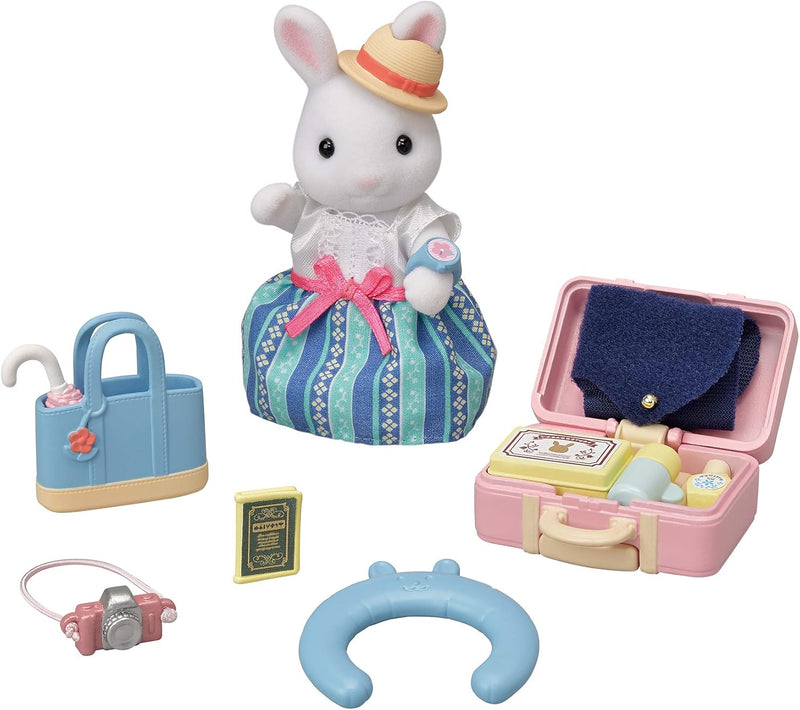 Sylvanian Families Weekend Travel Set - Snow Rabbit Mother