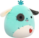 Squishmallows Halloween Plush 7.5" - Dookdook The Teal Patchwork Dog