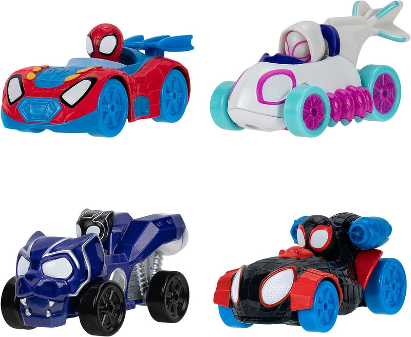 Spidey & His Amazing Friends Amazing Metals Vehicle 4pk