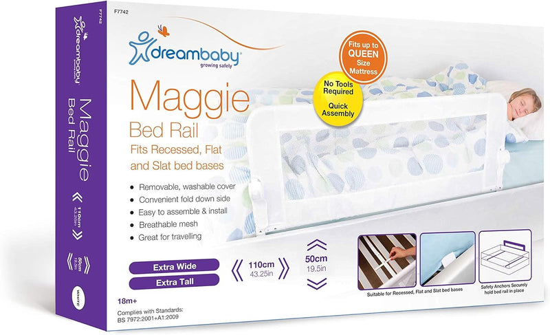 Dreambaby Maggie Bed Rail - White