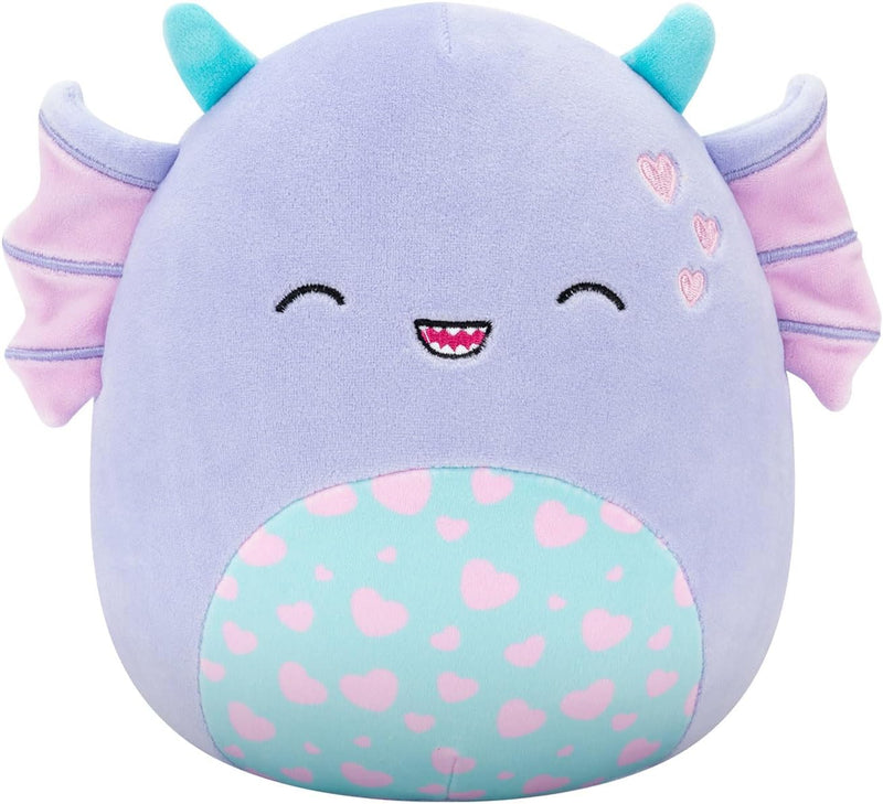 Squishmallows Valentines Plush 7.5" - Strobe The Purple Swamp Monster