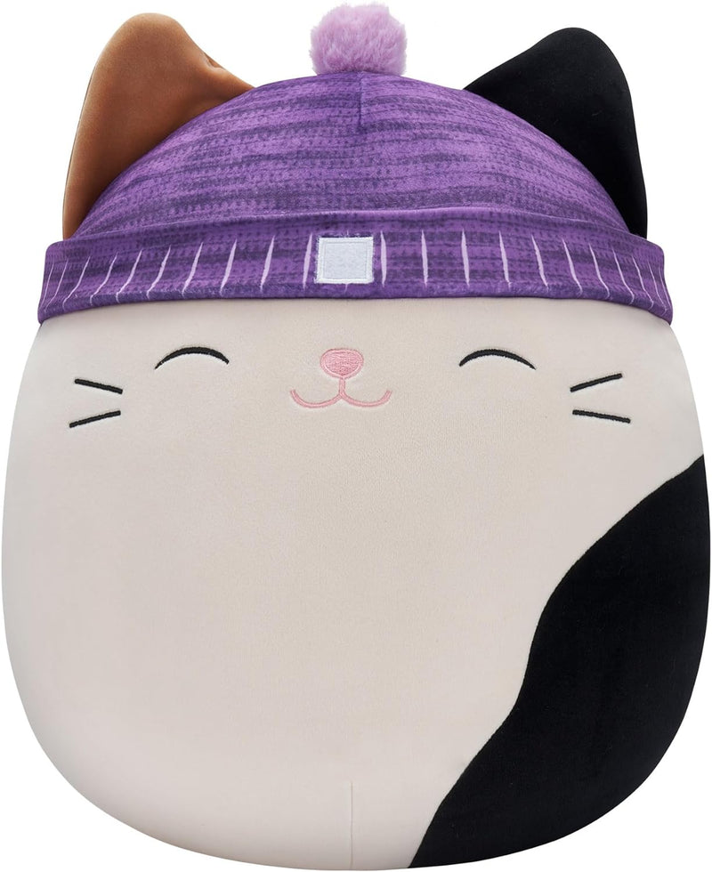 Squishmallows Plush 16" - Cam the Calico Cat with Beanie