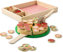 Melissa & Doug Pizza Party Wooden Play Food Set