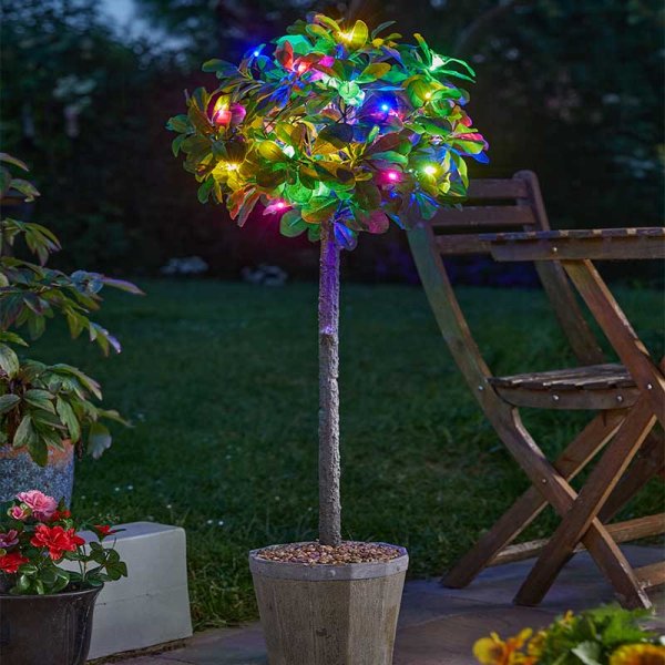 Solar 200 LED Multi Coloured String Lights