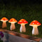 Solar Fairy Mushroom Stake Light 4 Pack