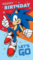 No Age Birthday Card Sonic