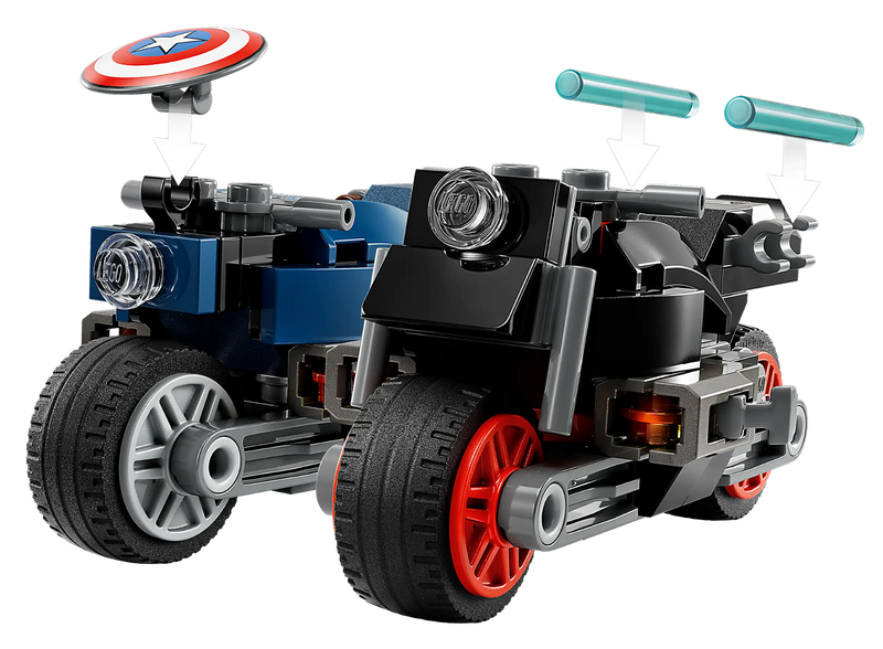 LEGO Marvel Black Widow & Captain America Motorcycles