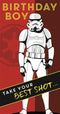 No Age Birthday Card Star Wars Trooper