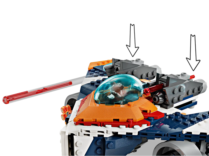 LEGO Marvel Rocket's Warbird vs. Ronan