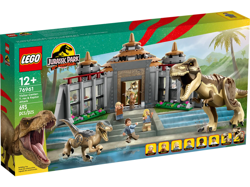 LEGO Jurassic World Visitor Center: T. Rex & Raptor Attack