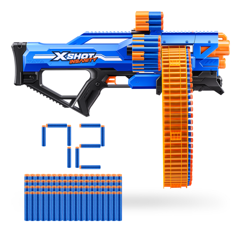 X Shot Insanity Mad Mega Barrel Blaster