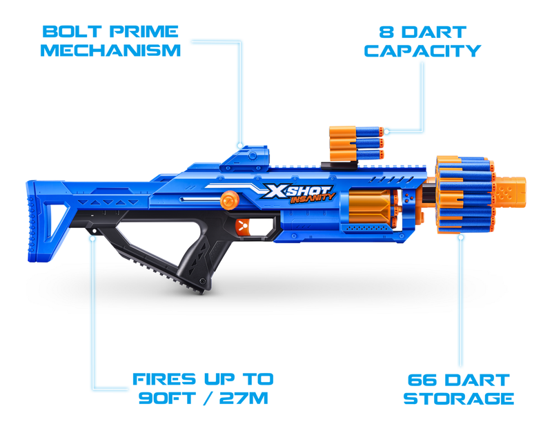 X Shot Insanity Bezerko 8 Shot Blaster