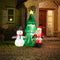 Self-Inflating Santa & Frosty's Tree