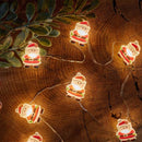 Santa String Lights - Set of 20