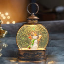 Snow Swirl Frosty Decor Snow Globe Lantern