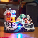 LampLit Snowscene Christmas Decor