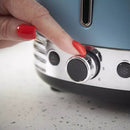 Russell Hobbs Hanley 2 Slice Toaster - Retro Blue