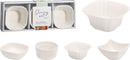 Set of 3 Snack Bowls -  4 Assorted