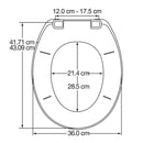 Thermoplastic Toilet Seat White