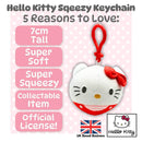 Hello Kitty Squeezy Plush Keychain