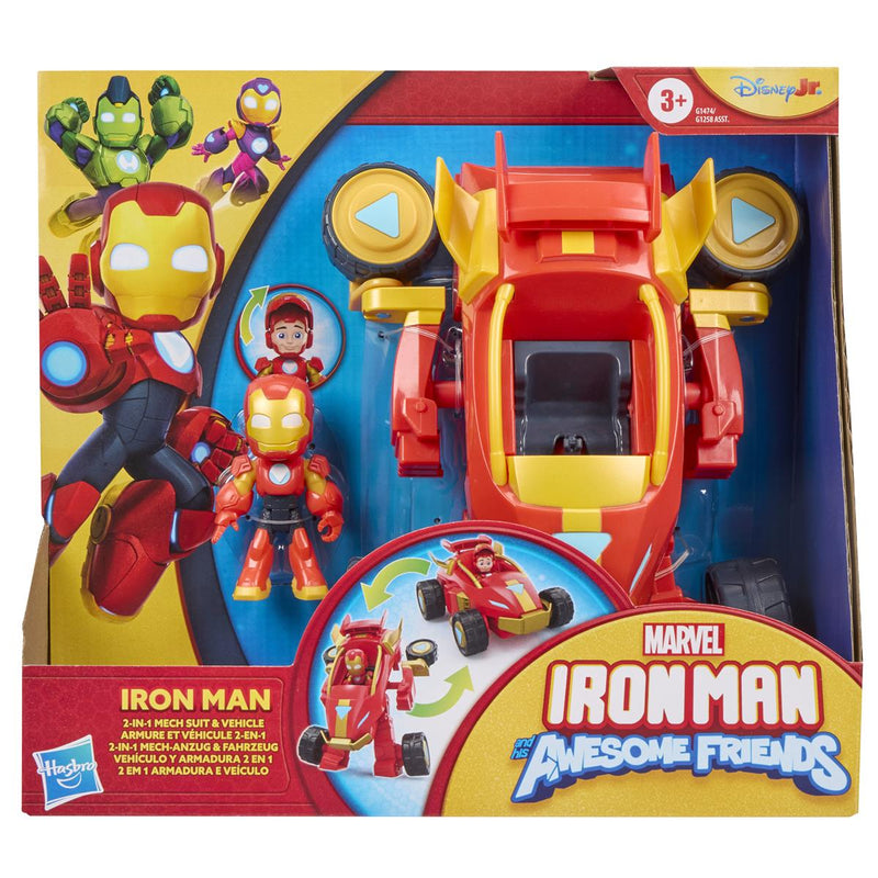 Marvel Iron Man And His Awesome Friends 2in1 Mech Suit & Vehicle - Iron Man