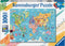 Map Of The World XXL 100pc Jigsaw Puzzle
