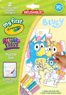 Bluey My First Colour & Erase Puzzle Set