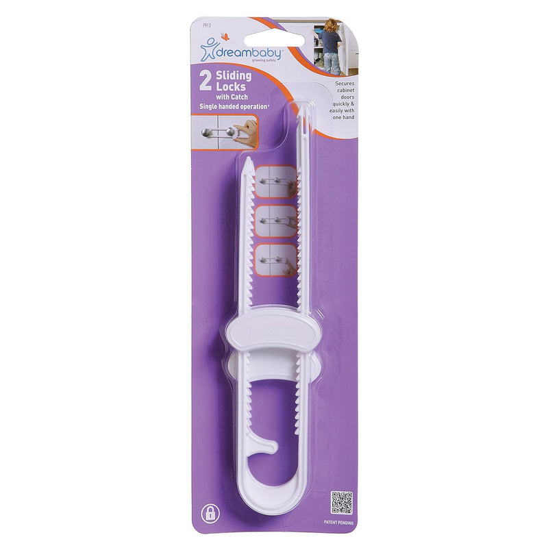 Dreambaby Sliding Locks With Catch 2 Pack