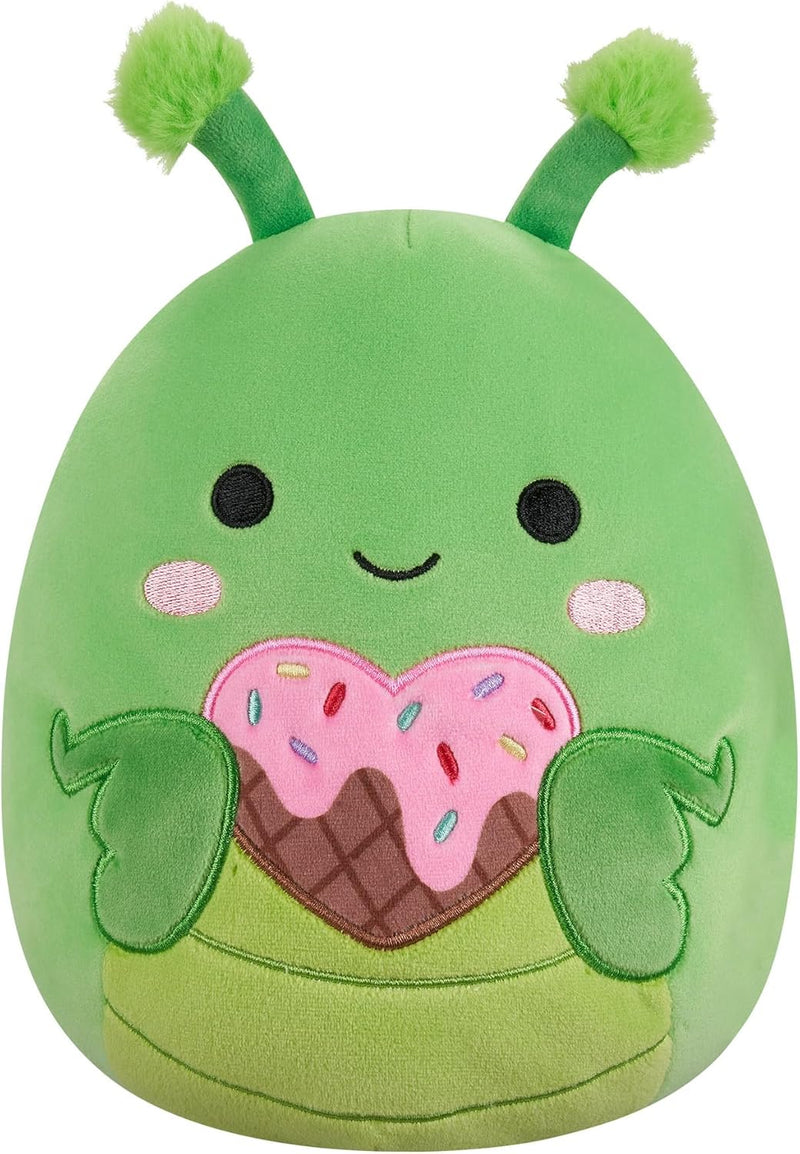 Squishmallows Valentines Plush 7.5" - Trenton The Green Praying Mantis