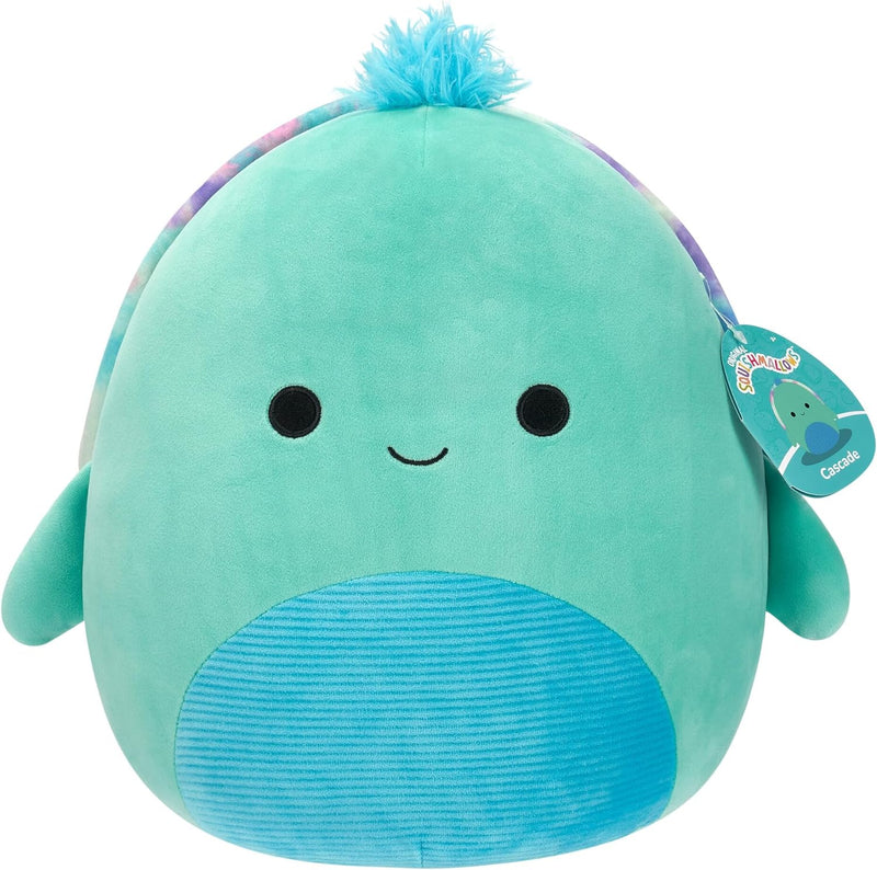 Squishmallows Plush 16" - Cascade The Teal Turtle With Tie-Dye Shell