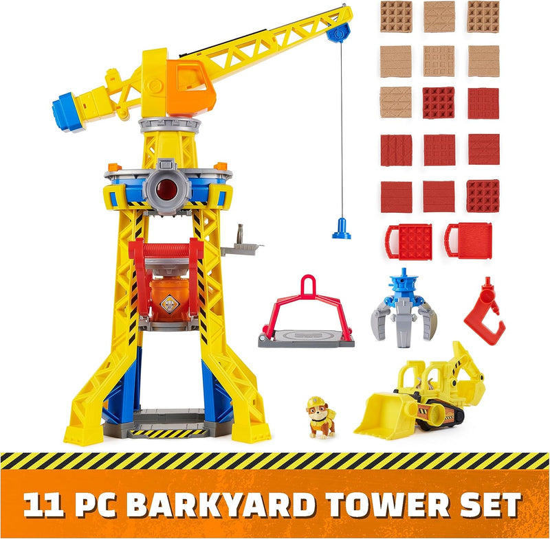 Paw Patrol Rubble & Crew Bark Yard Crane Tower