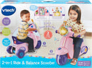 Vtech 2 In 1 Ride & Balance Scooter Pink