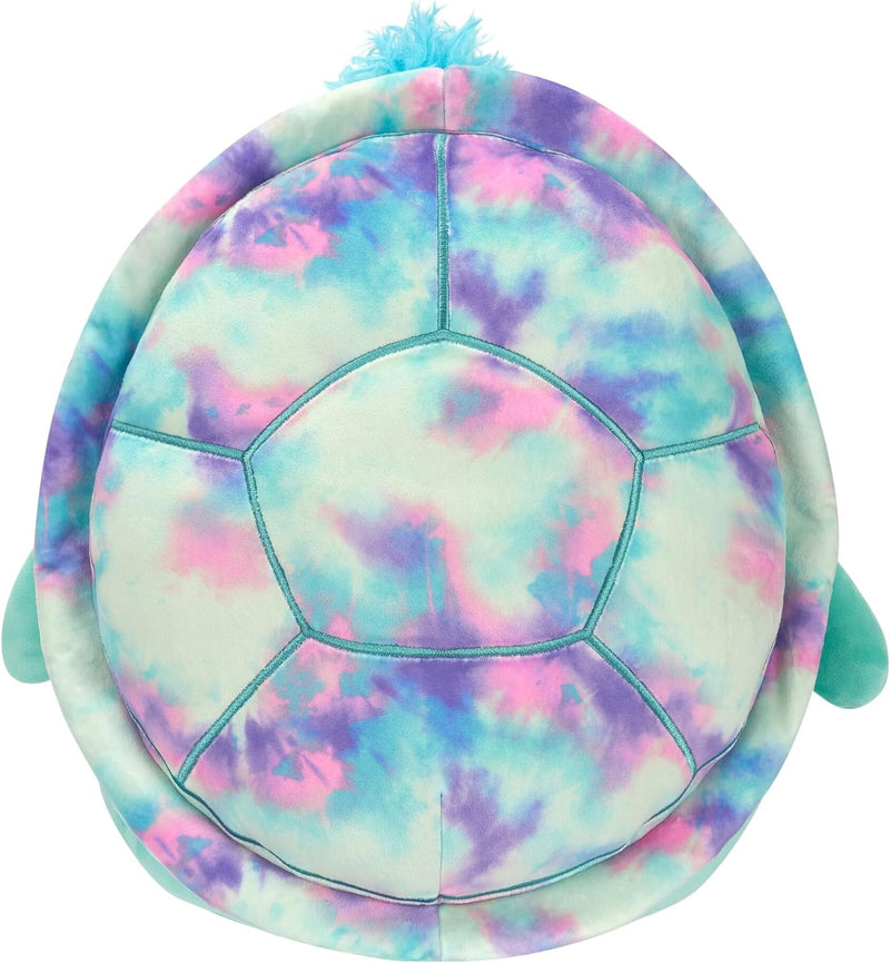 Squishmallows Plush 16" - Cascade The Teal Turtle With Tie-Dye Shell