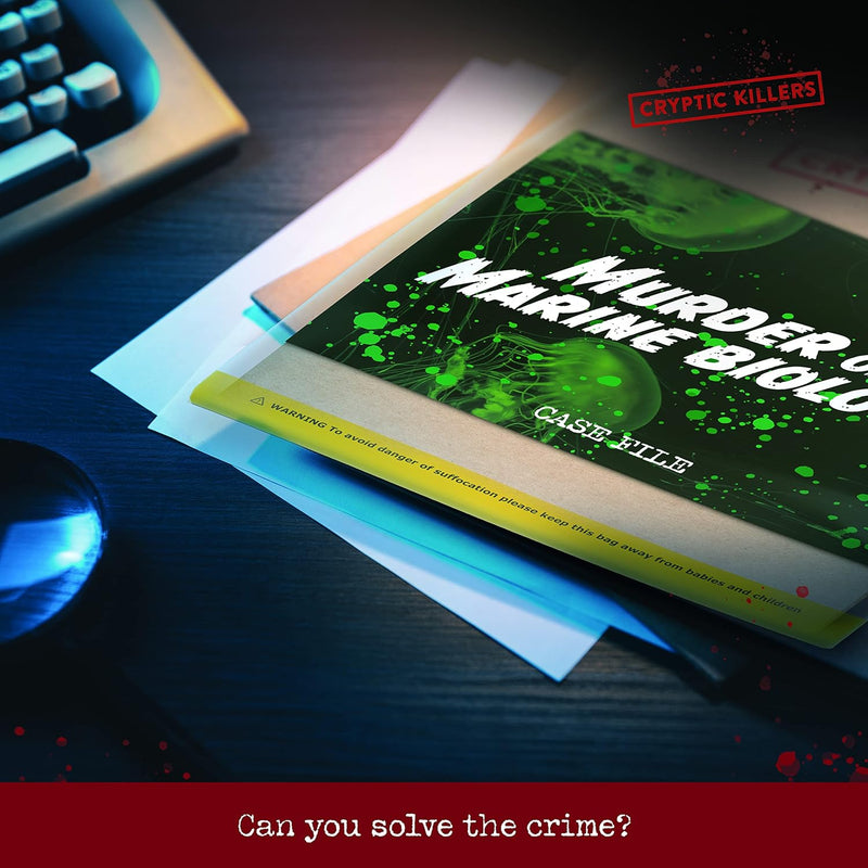 Cryptic Killers Murder Mystery Game - Murder Of A Marine Biologist